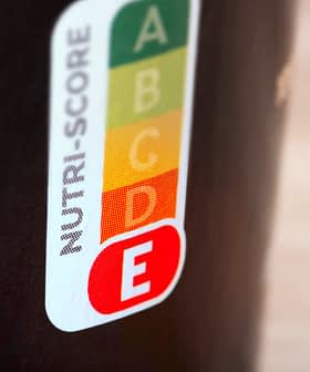 Nutri-Score label displaying an E rating on a product packaging. - Olive Oil Times