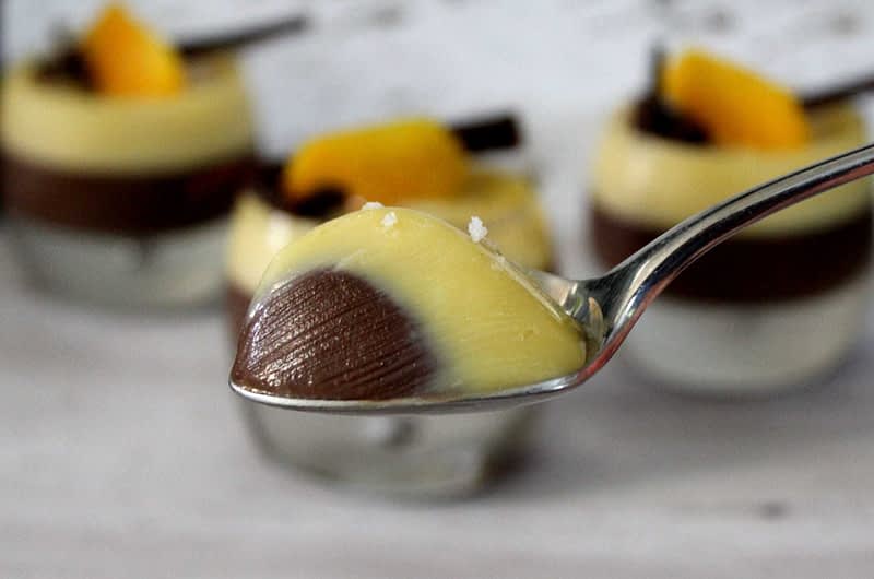 Olive Oil & Dark Chocolate Pots de Crème